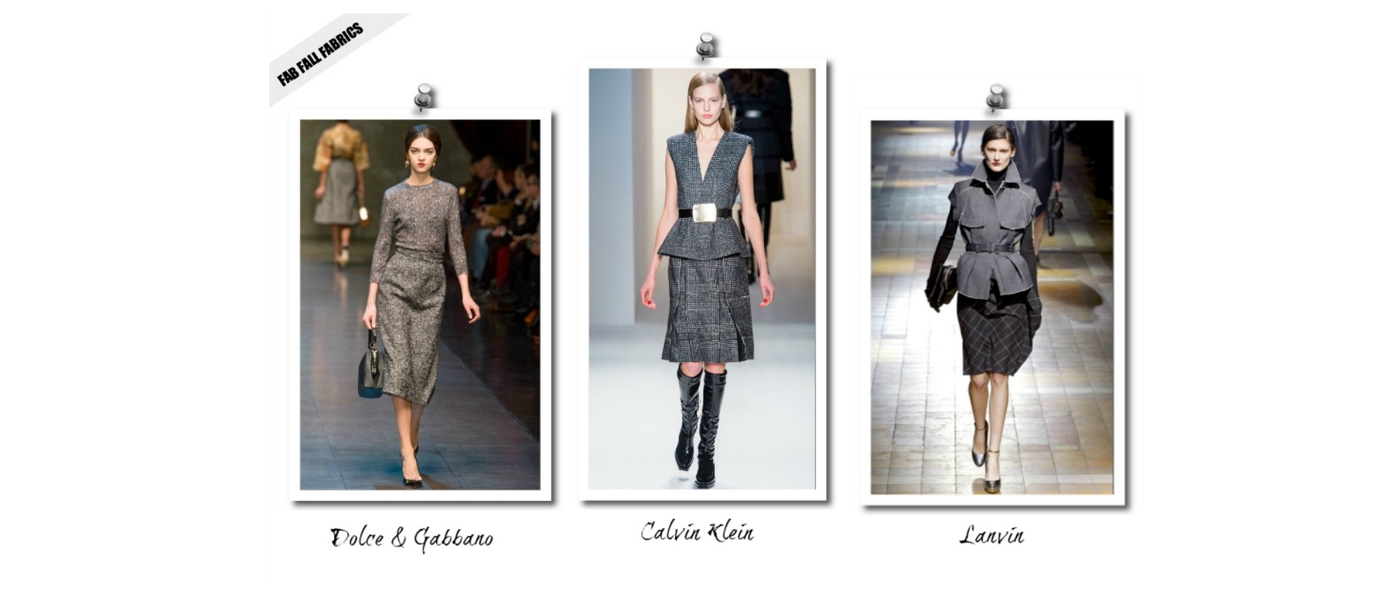 Fall Trend: Menswear Fabrics