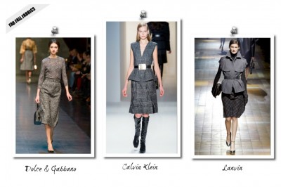 Fall Trend: Menswear Fabrics