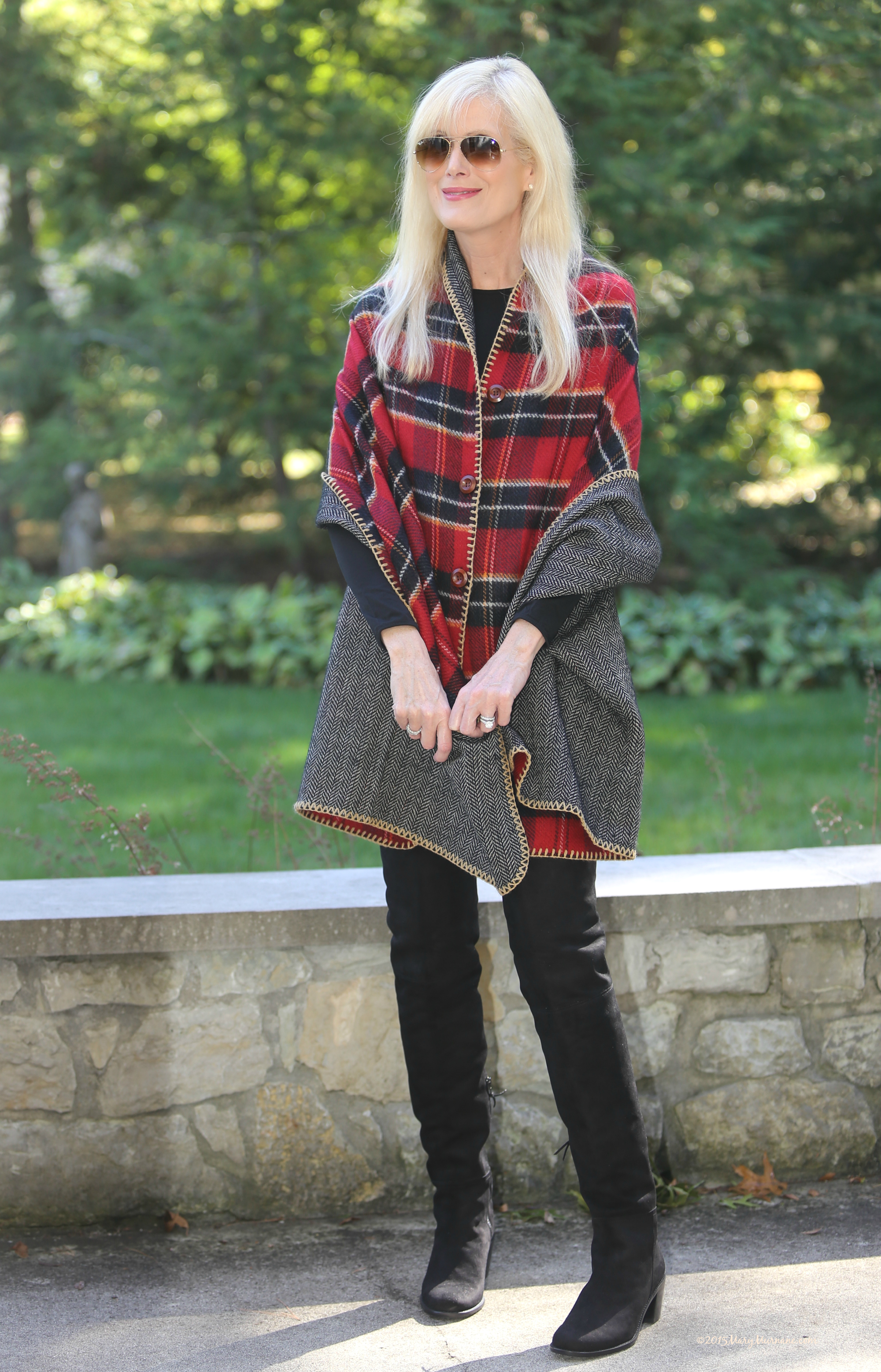 Plaid wrap 3