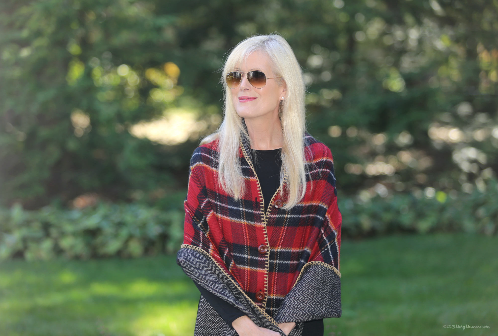 Plaid wrap 4