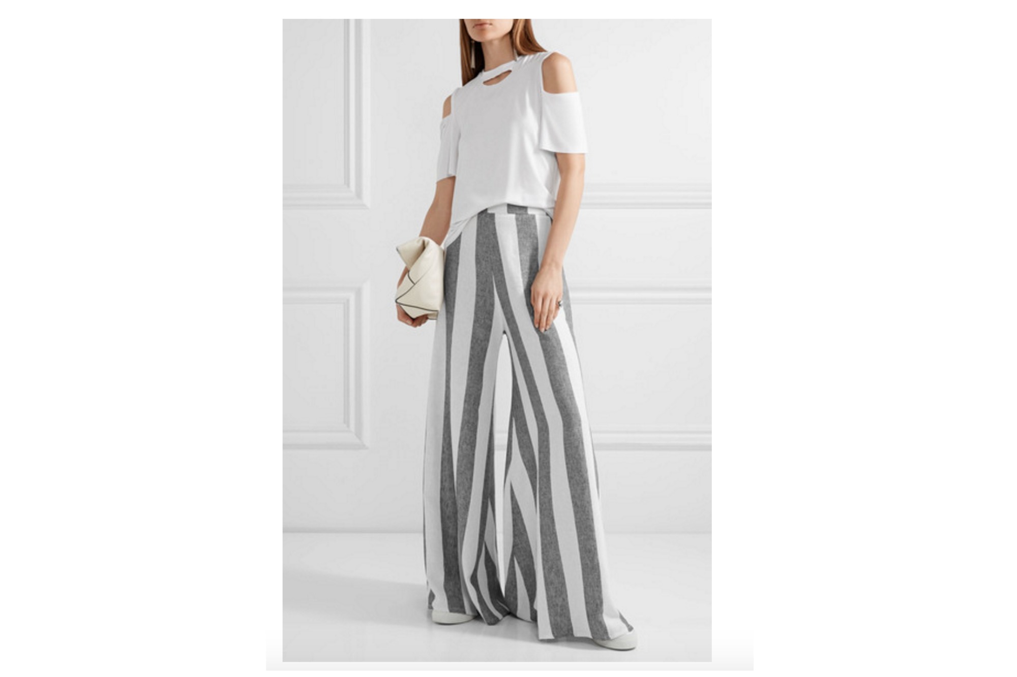 Wide-Leg Linen Pants