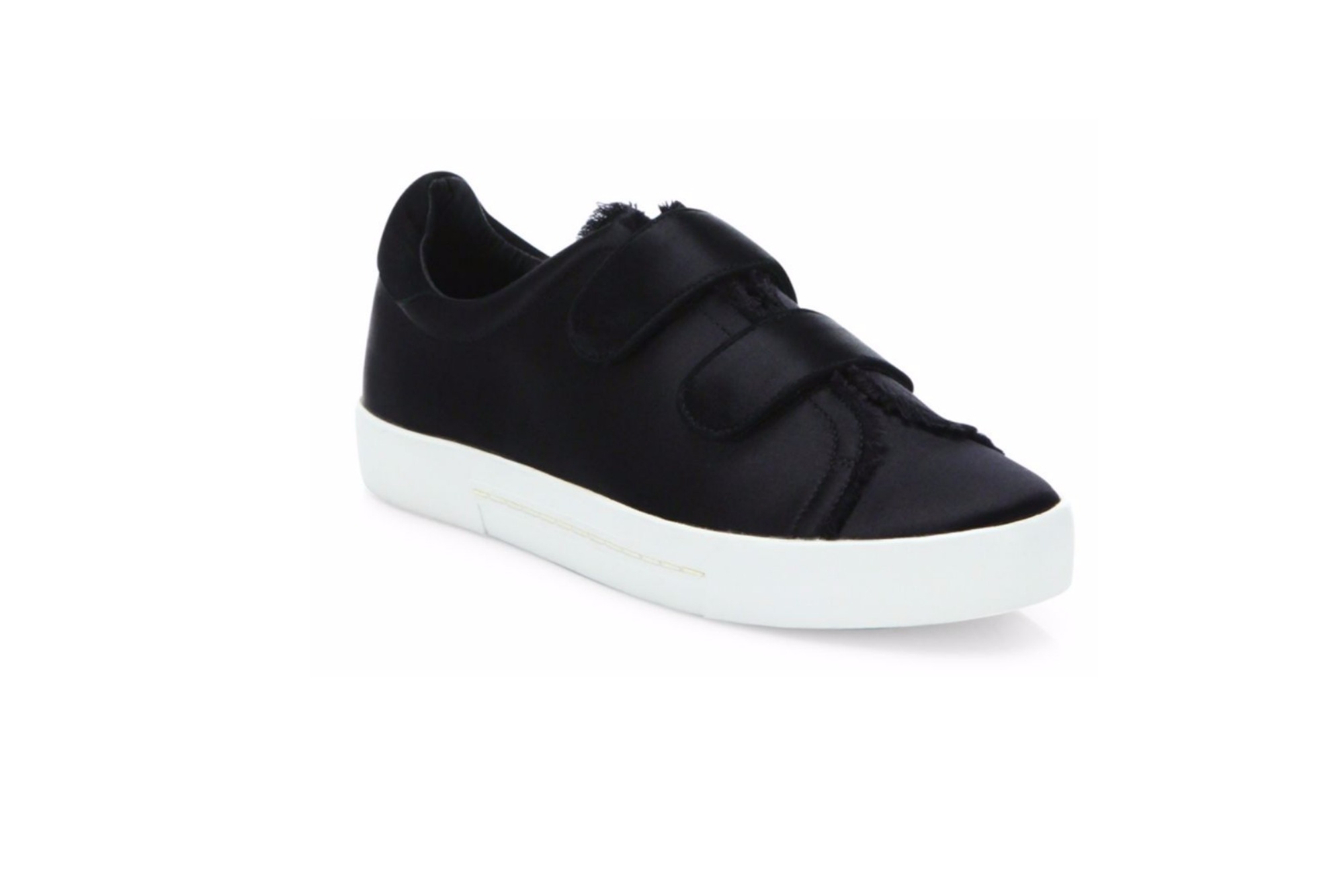 Joie Diata Satin Grip-Tape Sneakers