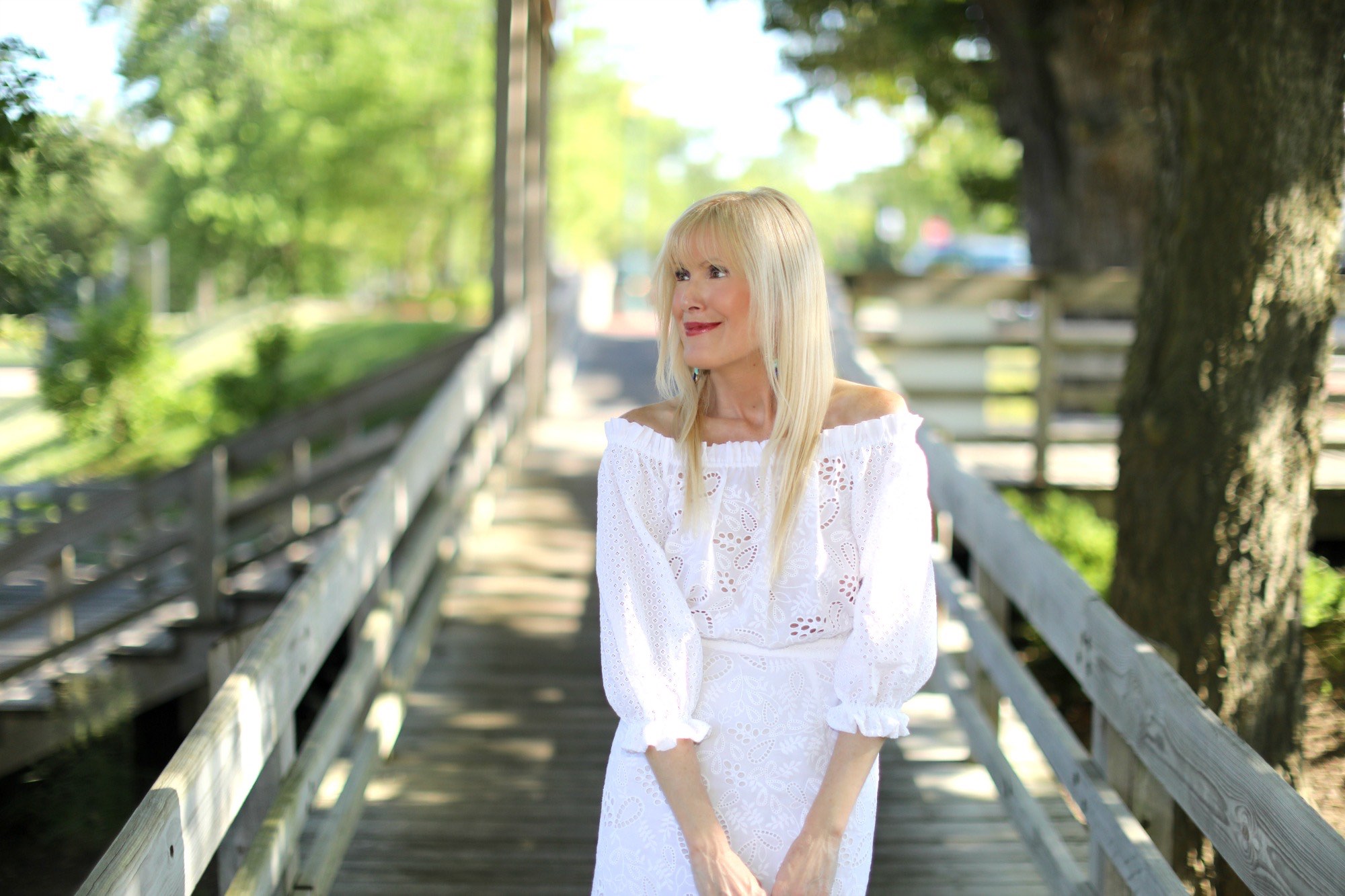 A Dreamy White Dress To Welcome Summer