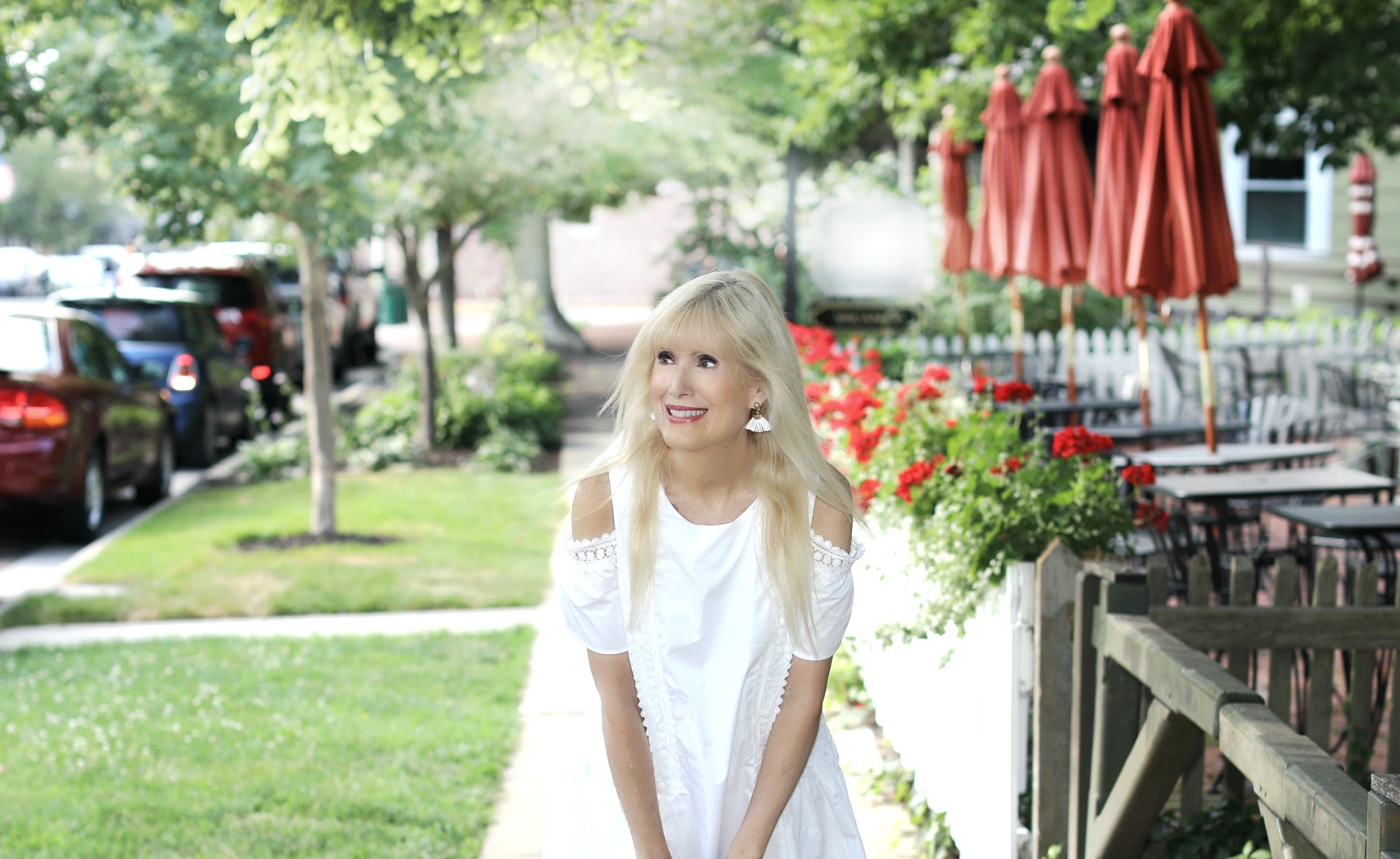 A CRISP COTTON DRESS