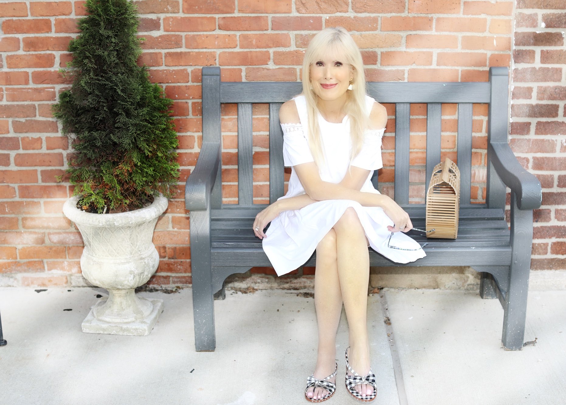 A CRISP COTTON DRESS