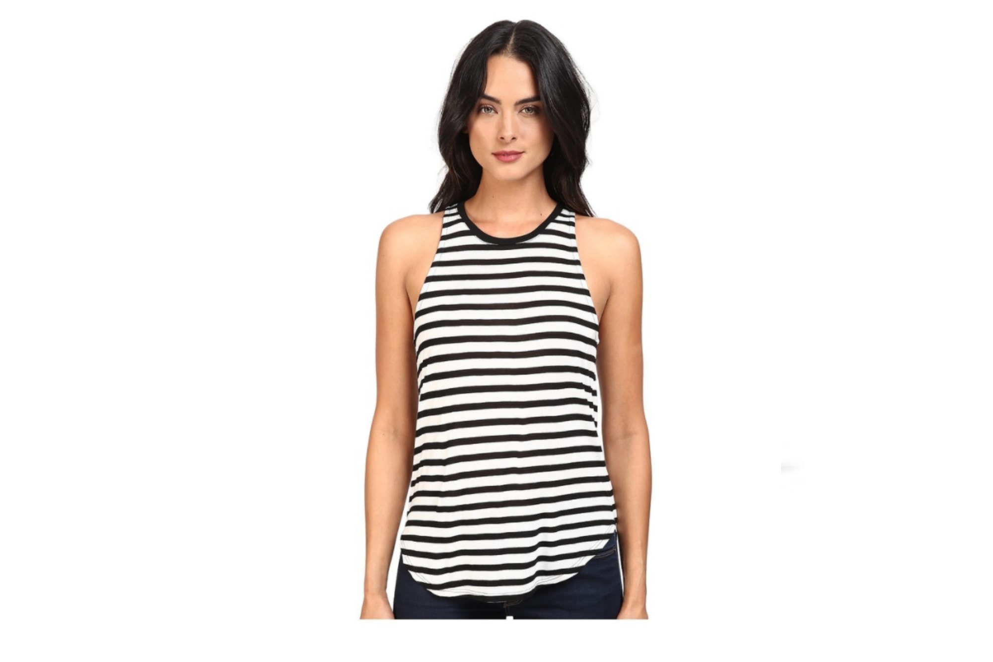 A Striped T-Shirt
