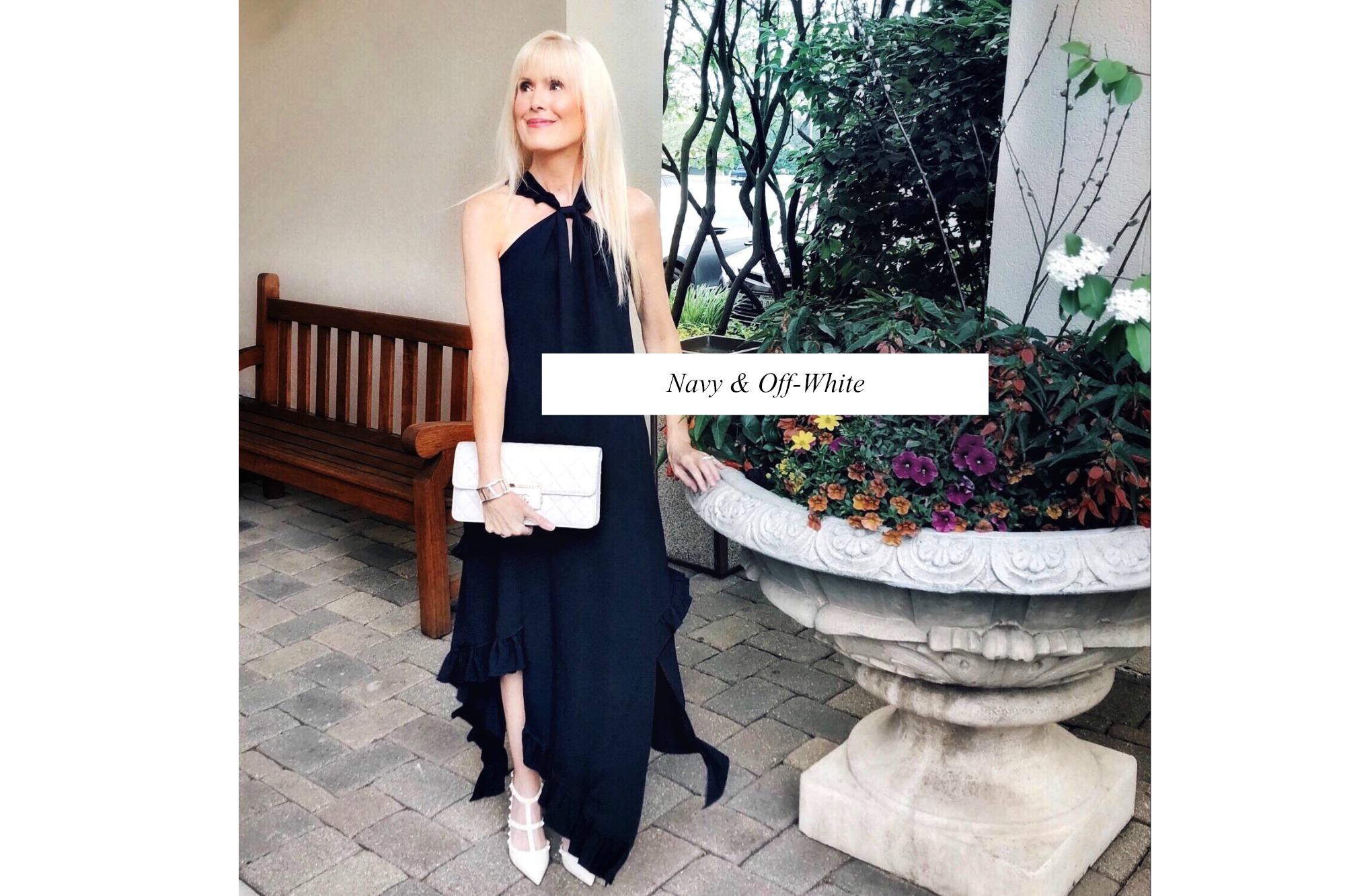Kicking Off Wedding Season In Navy & Off-White