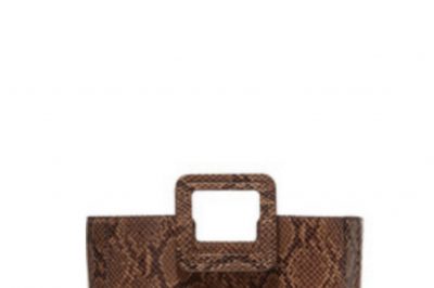 Staud Snake-Effect Leather Tote