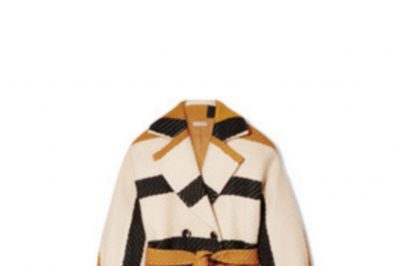 Ulla Johnson Double-Breasted Striped Wool Coat